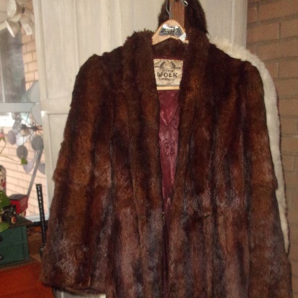 Jerome Wolk and Brother full length genuine mink coat